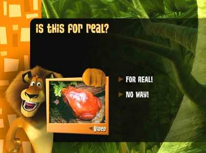 Madagascar Animal Trivia DVD Game NEW