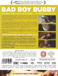 Preview Image for Bad Boy Bubby Back Cover