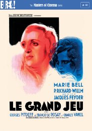 Preview Image for Le grand jeu: The Masters of Cinema Series Cover