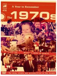 Preview Image for A Year to Remember: The 1970s and The 1980s out on DVD Now